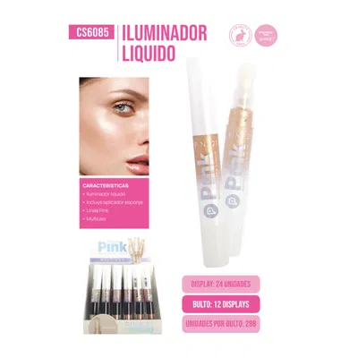 Highlighter Liquid - Iluminador Liquido Pink21
