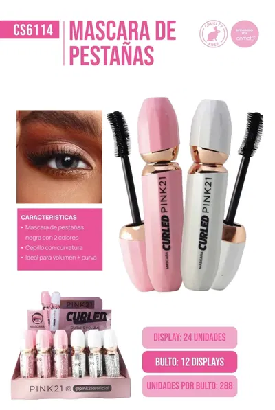 Mascara para Pestañas - Curled Pink21