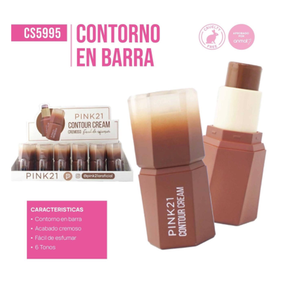 Contorno en Crema Pink21