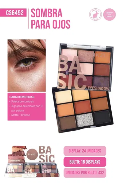 Eyeshadow Basic Pink21