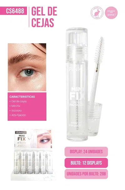 Eyebrow Gel (Fijador para cejas en gel) Pink21