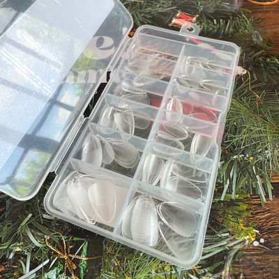 Box de Tips Soft Gel - 120u - Almond Corto