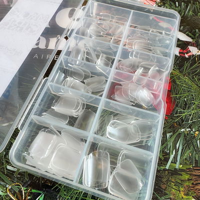 Box de Tips Soft Gel - 120u - Cuadradas Cortas