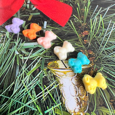 Aplique para uñas - Pack de 6 ositos pastel