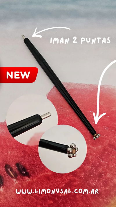 Imán para caviar y florcita