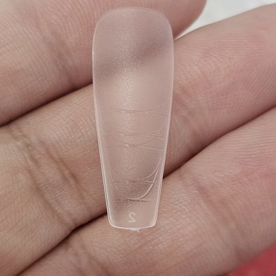 Tips Soft Gel Guia Exacta - Coffin - 500u