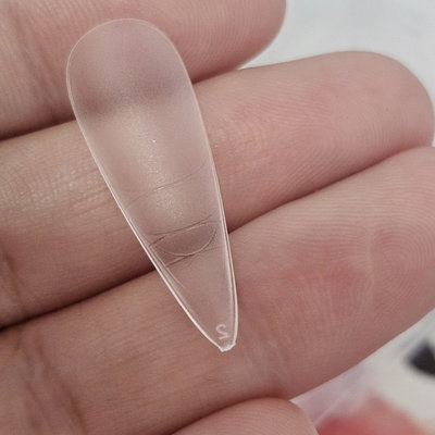 Tips Soft Gel Guia Exacta - Stiletto - 500u