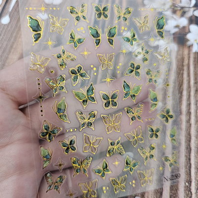 Sticker para uñas 5D - Mariposas - Ns259