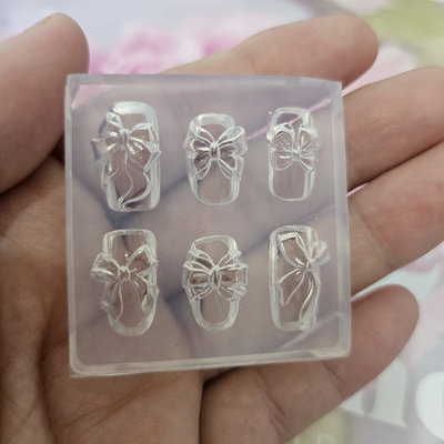 Molde de silicona moños mod 1