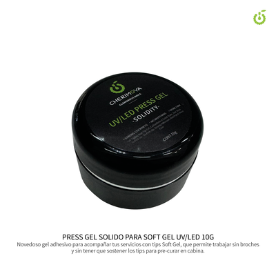Press Gel Solido Para Soft Gel UV/LED