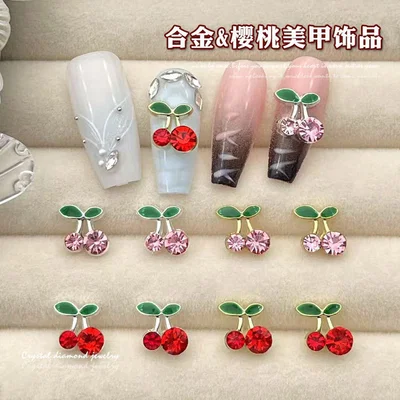 Aplique para uñas - Mini Cerezas 🍒