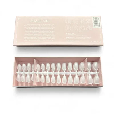 Box de Tips Soft Gel 450 unidades Prelimados - Almendra Corto