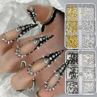 Apliques para uñas - Strass Metaleros