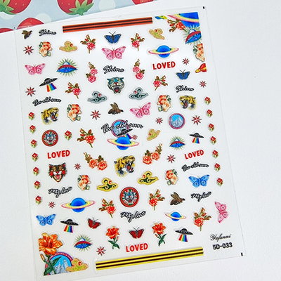 Sticker para uñas 5D-033
