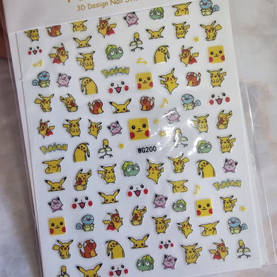 Sticker para uñas - Pokemon WG200