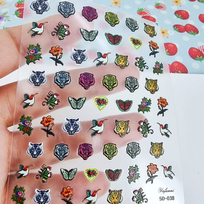Sticker para uñas 5D-038