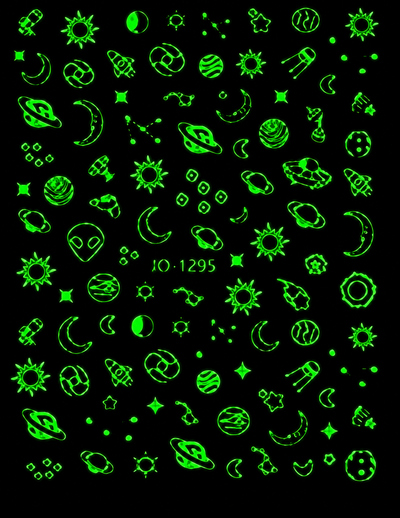 Sticker para uñas - Glow in the dark JO-1295