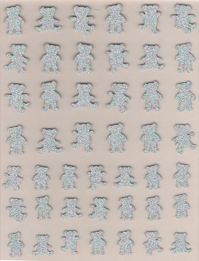 Sticker para uñas - Ositos Reflectivos