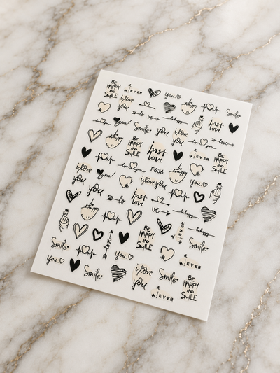 Sticker para uñas - F636