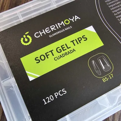 Tips para Soft Gel Cuadradas 120u