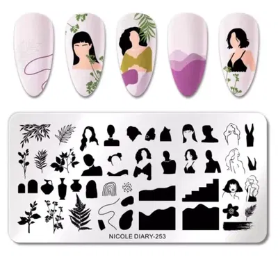 Placa de stamping Nicole Diary #253