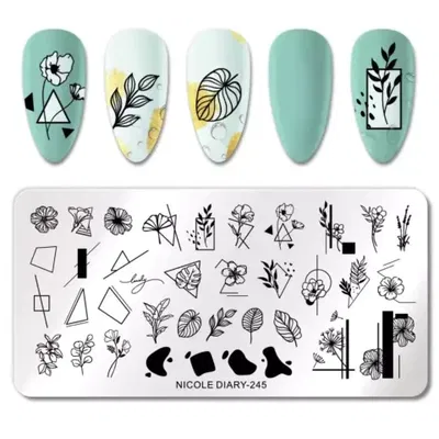 Placa de stamping Nicole Diary #245