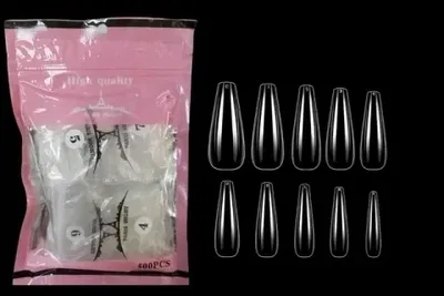Tips Sof Gel Paris Night - Coffin - 500 unidades