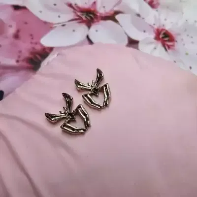 Aplique para uñas - Arañas Doradas por par