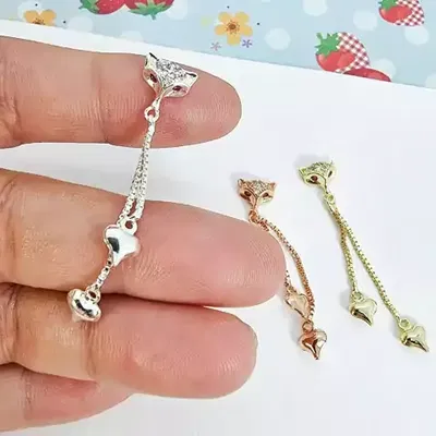 Aplique para uñas - Lechuza plateada