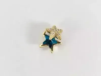 Aplique para uñas - Estrella de mar dorada x unidad