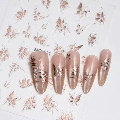 Sticker para uñas - Rosegold mo 521