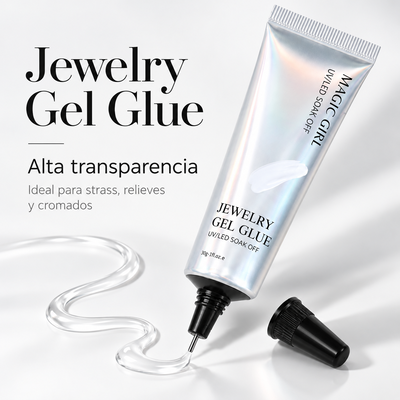 Gel Jewelry Glue – Adhesivo para Strass, Dijes y Efectos Cromados