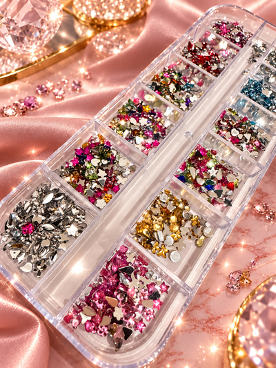 Box de Strass diferentes formas - Bedazzling
