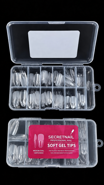 Box de Tips 120u - Oval Medio
