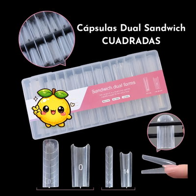 Dual Forms Sandwich - 240 piezas Capsulas - Cuadrada