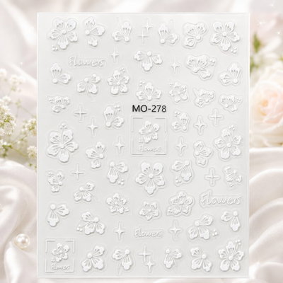 Sticker para uñas 5D - Flores Mo-278