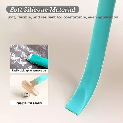 Palito de Silicona Doble Punta Flexible
