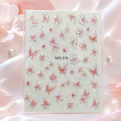 Sticker para uñas 5D - Flores Mo-519