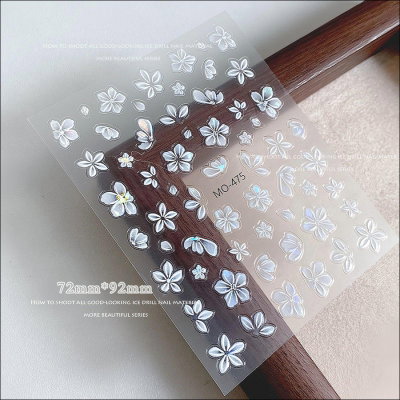 Sticker para uñas 5D - Flores Mo-475