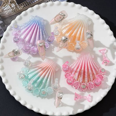 Apoya tips base imantada Caracol aurora surtidos colores