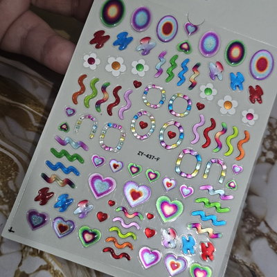 Sticker para uñas - 5D - zy-437-f