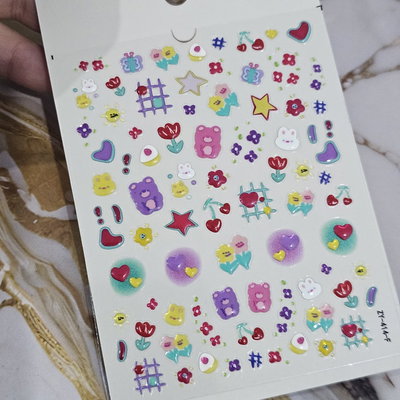 Sticker para uñas 5D - zy-414-f