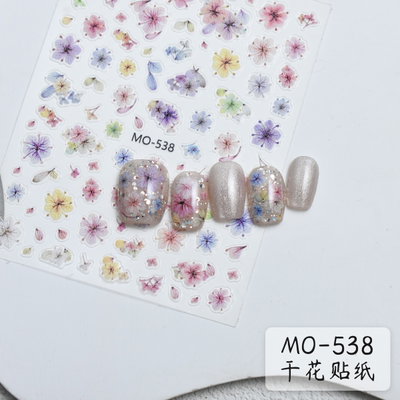Sticker para uñas - 5D Flores Mo-538