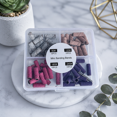 Kit de Fresa y repuestos para pulir 80, 120, 180 y 240