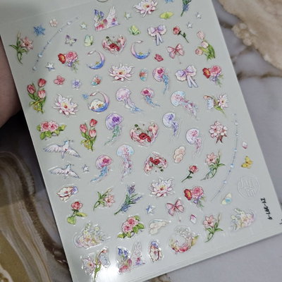 Sticker para uñas 5D - zy-397-f