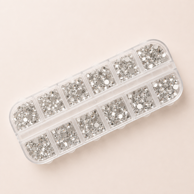 Box de Deco para uñas Strass Diamantado