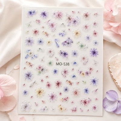 Sticker para uñas 5D - Flores Mo-538