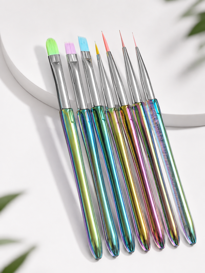Set de 6 Pinceles para Nail Art