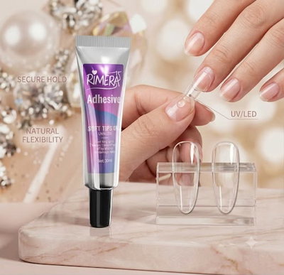 Gel Solido - Adhesivo para Soft Gel y Tips 30ml - Rimera 15 