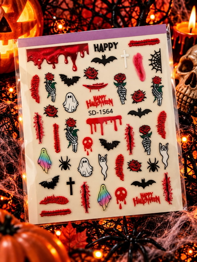 Sticker para uñas - 5D Halloween SD 1564